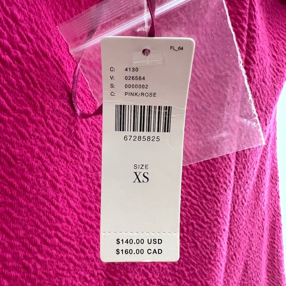 Hot Pink Maeve Cut Out Mini Dress, Sz XS. BRAND NEW (w/ tags) + SOLD OUT ONLINE. - Picture 7 of 9